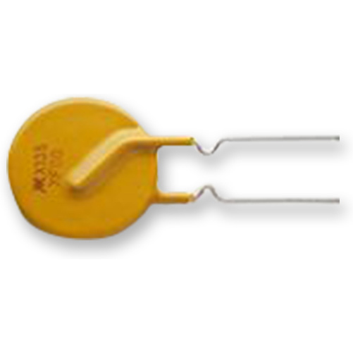 Littelfuse-RXEF135K PTC, rückstellbare Sicherung PTC Resettable Fuse 1.35A(hold) 2.7A(trip) 72V 40A 1.7W 9.6s 0.12Ohm Radial 14.5 X 3mm Bag