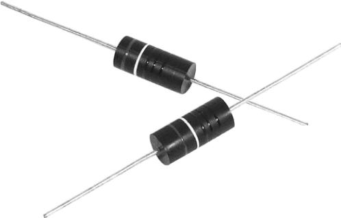 Ohmite-WHD5R0FET Resistor sujeto a orificio pasante simple Res Wirewound 5 Ohm 1% 3W ±50ppm/°C Molded AXL T/R