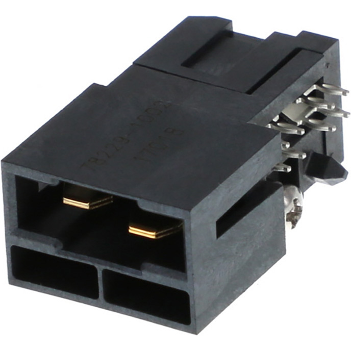 Molex-782291002 背板连接器 Conn Backplane HDR 2 POS Press Fit RA Thru-Hole GbX I-Trac™ Tray