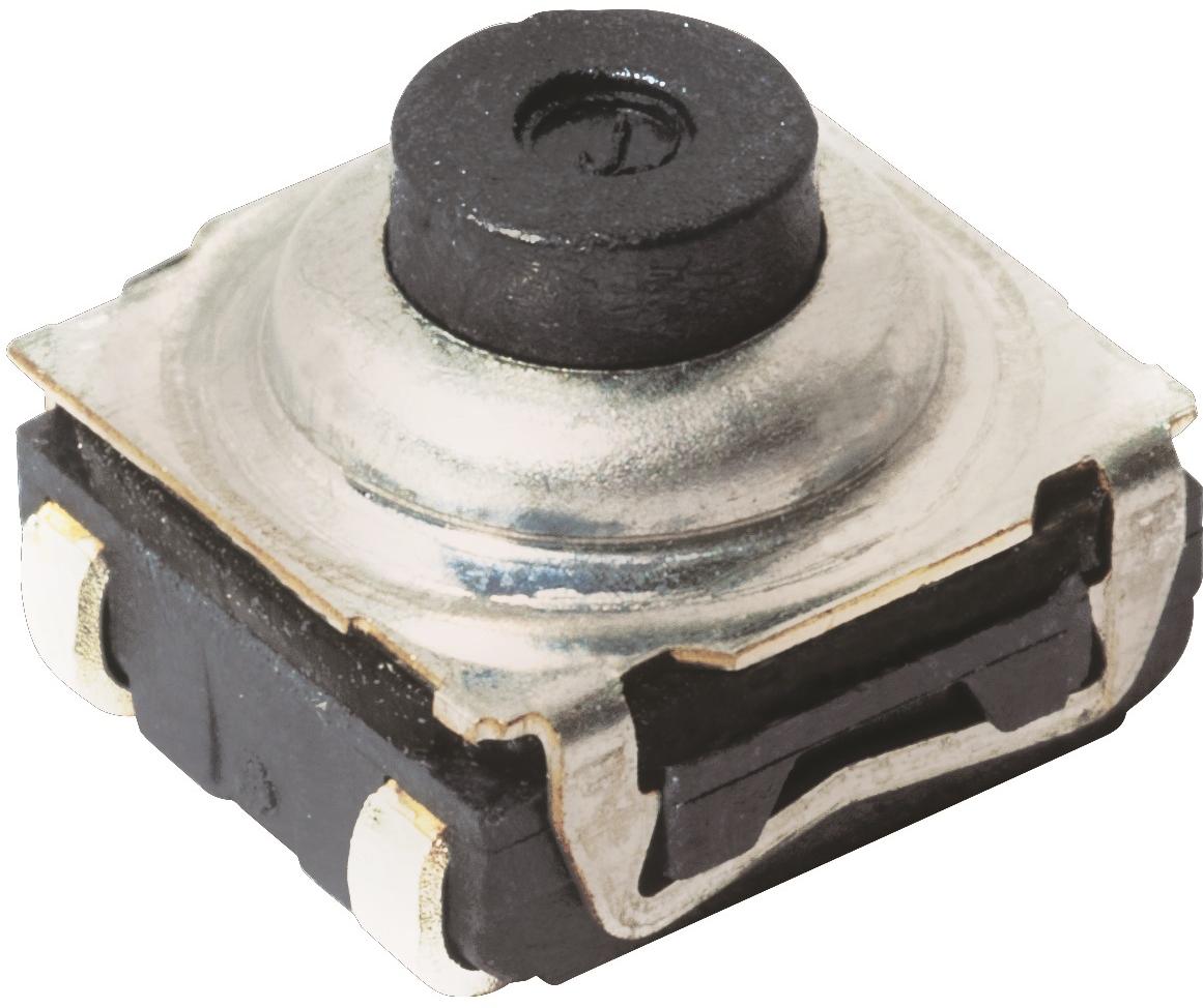 C&K-KSCXA55JLFS Interruttore tattile Switch Tactile OFF Mom SPST Round Button J-Lead 0.042A 24VDC 1000000Cycles 5.5N SMD T/R