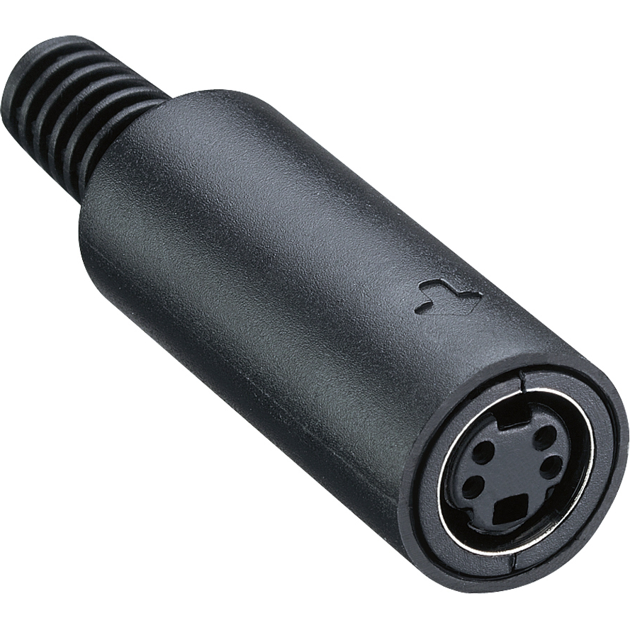 Lumberg-MJ-372/6 Steckverbinder, rund Conn Circular SKT 6 POS Solder ST Cable Mount 6 Terminal 1 Port Bulk