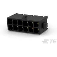 TE Connectivity-4-794632-2 Cabezales del conector y receptáculos PCB Conn Shrouded Header (4 Sides) HDR 12Power POS 3mm Solder ST Thru-Hole Tray