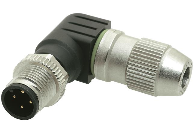 HARTING Technology Group-21011405081 Connector Circular Conn M12 Circular PIN 4 POS IDT RA Cable Mount 4 Terminal 1 Port