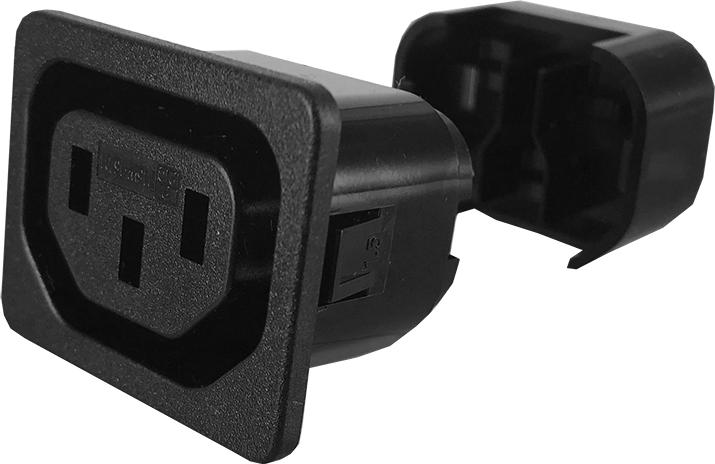 Qualtek Electronics-715W-15/01 Raccordement d'alimentation Conn Power RCP 3 POS 7mm ST Panel Mount 3 Terminal 1 Port Bulk