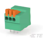 Conn Terminal Block F 3 POS 2.54mm Solder Thru-Hole 6A/Contact Box