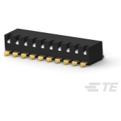 TE Connectivity-EDSP10SGRFSTU04 DIP-Schalter Switch DIP ON OFF SPST 10 Short Piano 0.025A 24VDC Gull Wing 2000Cycles 2.54mm SMD Tube