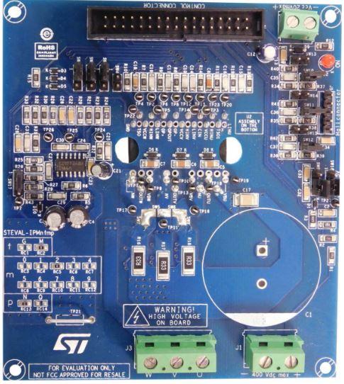 STMicroelectronics-STEVAL-IPMNM2N Energiemanagement, Entwicklungsplatinen und -kits STIPN2M50T-H Intelligent Power Module Evaluation Board