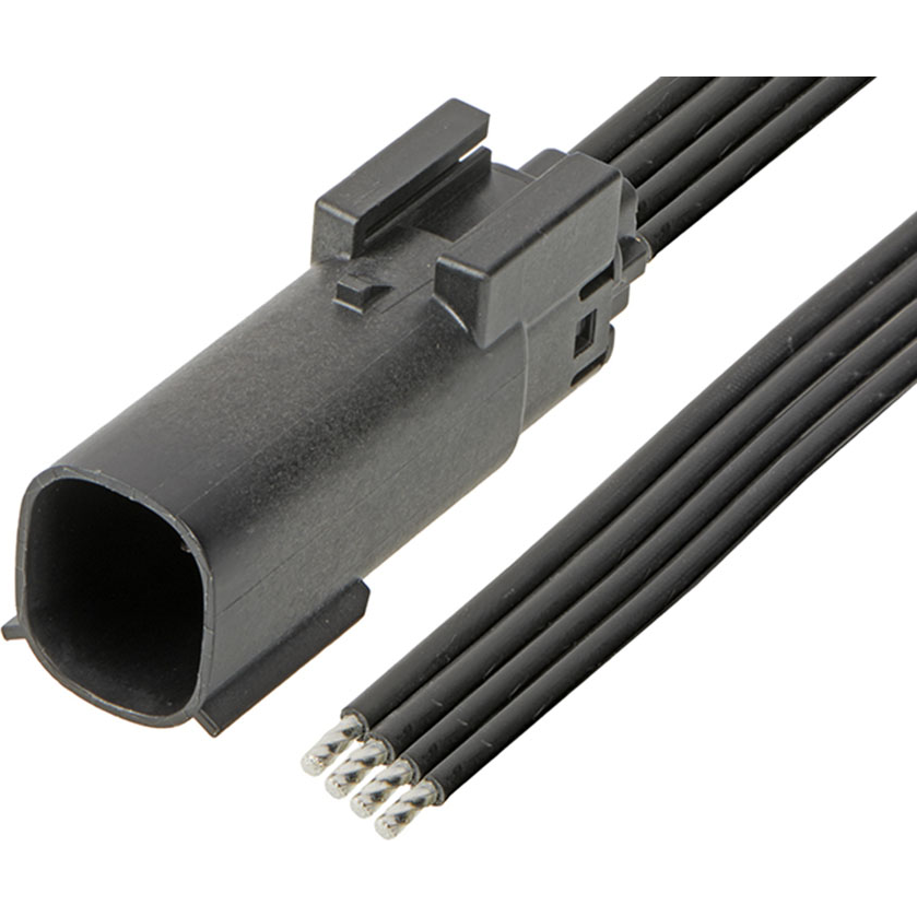 Molex-2162881042 Cable Assembly DC Power Cable Assembly 0.3m Wire to Board 4POS M Crimp 14AWG