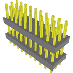 Conn Board Stacker HDR 30 POS 2.54mm Solder ST Top Entry Thru-Hole Bulk