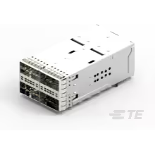 TE Connectivity-2227670-7 电话及电信连接器 Conn zQSFP+ RCP 152 POS 0.8mm Press Fit RA Thru-Hole 152 Terminal 4 Port