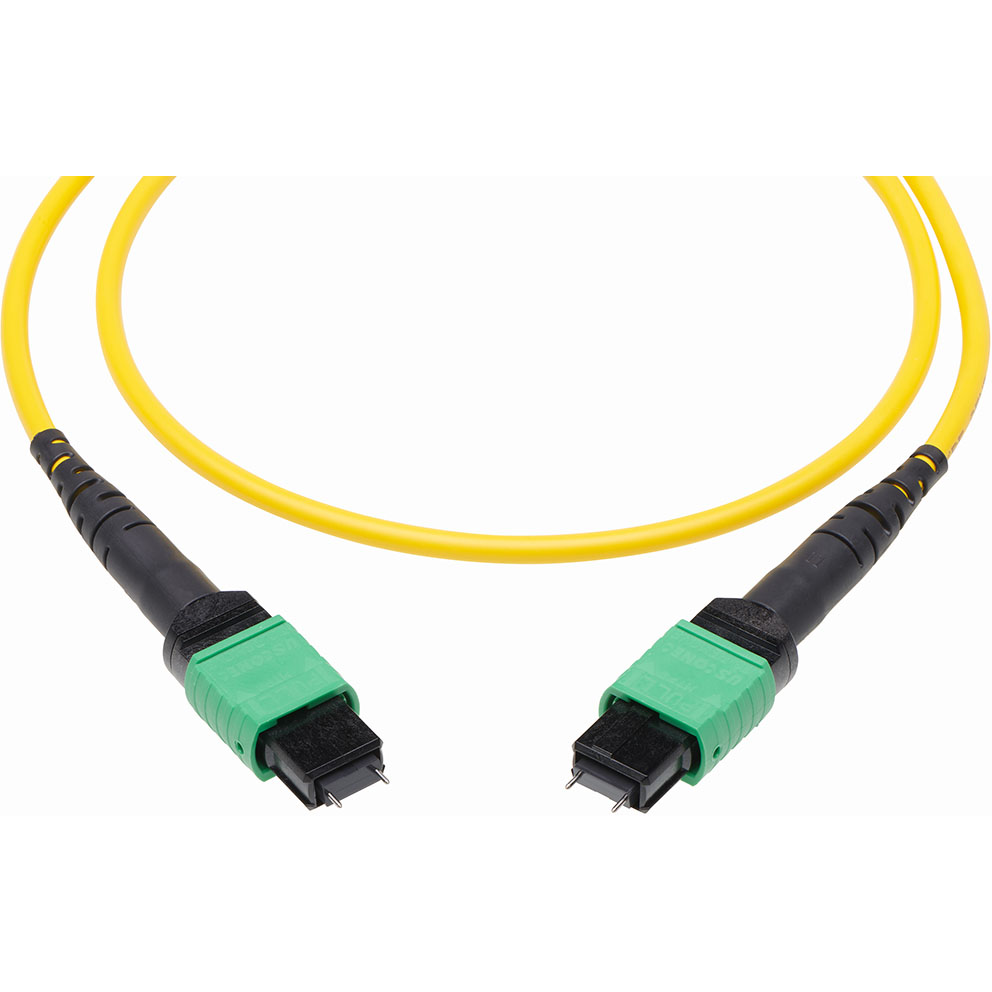 Molex-1062830205 Assemblage de câble à fibre optique Cable Assembly QSFP-DD 16 Fiber SM Bend-Insensitive Plenum 4.88m MPO/APC to MPO/APC 16 to 16 POS F-F MPO/QSFP-DD Optical Cables