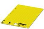 PHOENIX CONTACT-0830426 Étiquettes Labels Marker Label Polyvinyl Chloride Yellow 8.7x14.9x0.5mm