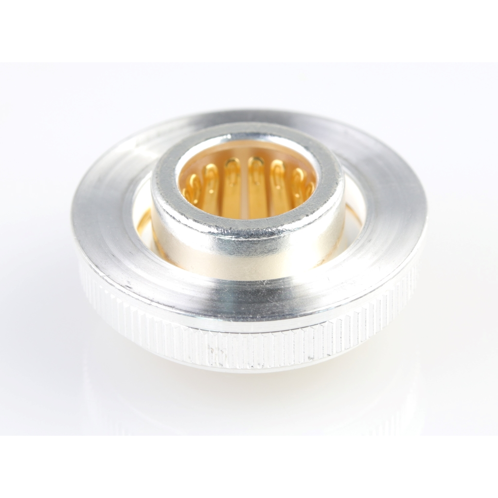 Molex-2043130010 Steckverbinder Sentrality 8.00mm Top-entry, Knurled Press-fit Socket Assembly with +/-1.00mm Self-alignment Capability in Tray