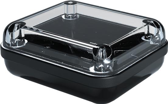 Serpac Electronic Enclosures-CX24A-CLBK-A-BK Kästen, Gehäuse und Gestelle Black Polycarbonate Waterproof Pocket Enclosure with Black Seal <h4><strong>CALIFORNIA PROPOSITION</strong> ⚠️<strong>65 WARNING</strong>⚠️</h4>