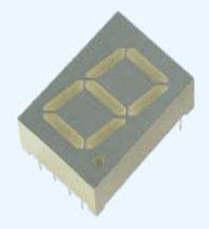 Inolux corporation-HNTS50UAA LED-Anzeigen, segmentiert Displays Panel 1DIGIT 8LED Amber 10-Pin DIP Module