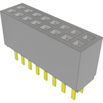 Conn Socket Strip SKT 16 POS 1.27mm Solder ST Top Entry Thru-Hole TIGER EYE™ Tube