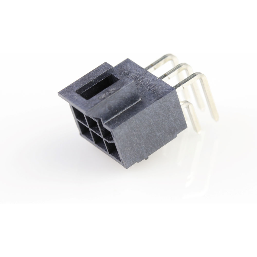 Molex-1053141206 Steckverbinderleisten und Leiterplattenbuchsen Conn Wire to Board HDR 6 POS 2.5mm Solder RA Side Entry Thru-Hole Tray