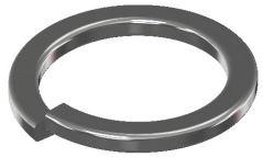 Tensility International-56-00005 Accessoires de raccordement Connector Accessories Lock Washer Straight Nickel Bulk