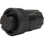 Conn Circular SKT 11 POS Solder Cup ST Cable Mount 11 Terminal 1 Port Bulk