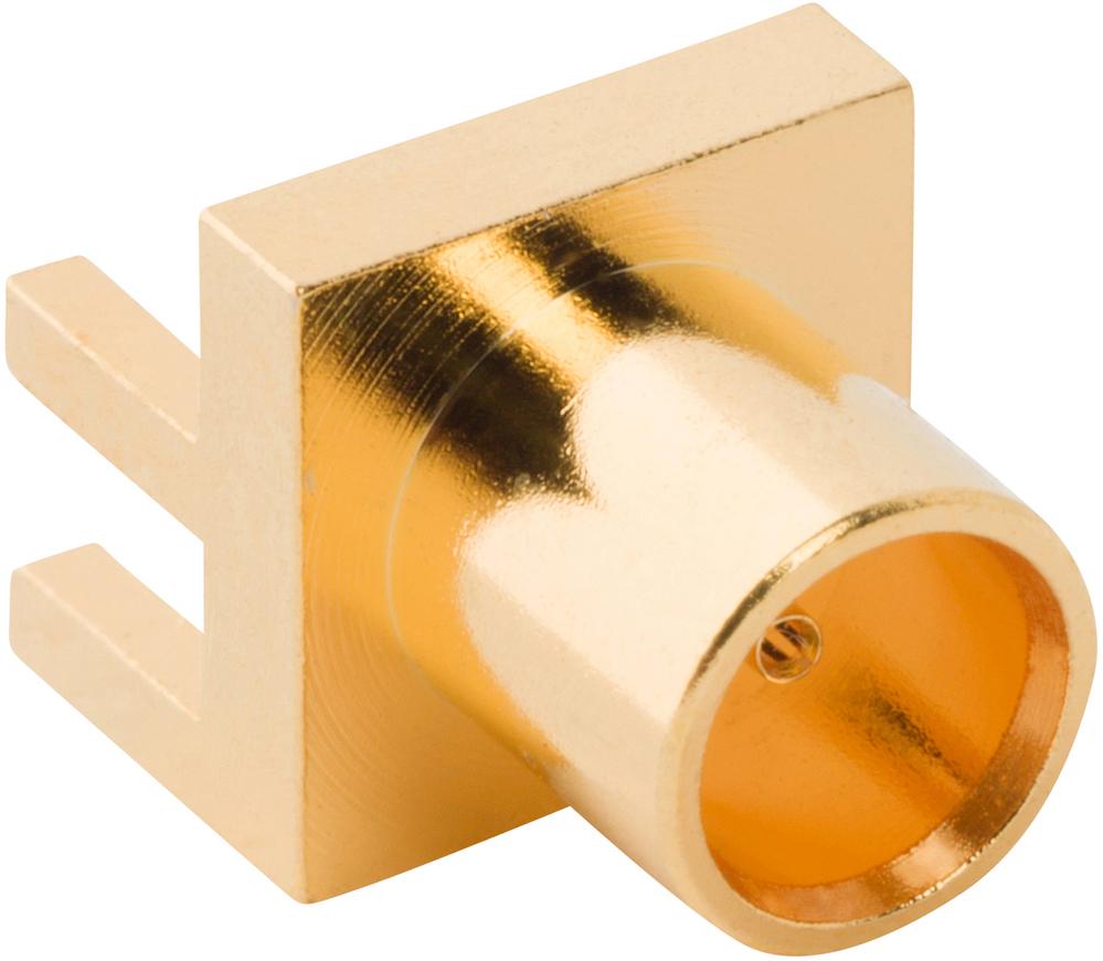 Amphenol RF-919-261J-71S RF-Steckverbinder Conn MCX 0Hz to 6GHz 75Ohm Solder ST Edge Mount F Gold