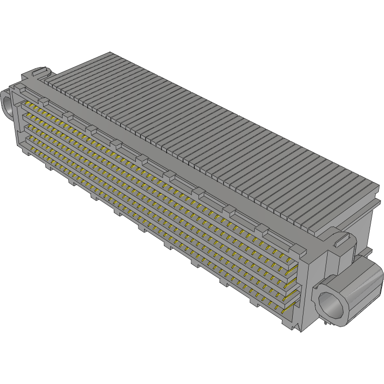 Samtec-SEAFP-50-01-L-10-RA-WT-GP 连接器插头及 PCB 插座 Conn Open Pin Field Array SKT 500 POS 1.27mm Press Fit RA Side Entry Thru-Hole SEARAY™ Tray