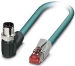 PHOENIX CONTACT-1406122 Andere Kabelbaugruppen Cable Assembly Cat 5 2m 26AWG M12 Circular to RJ-45 4 to 8 POS M-M