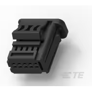 TE Connectivity-2208339-1 Einzeladersteckverbinder, Gehäuse Conn Housing F 10 POS 1.8mm Crimp ST Cable Mount Black Box/Carton