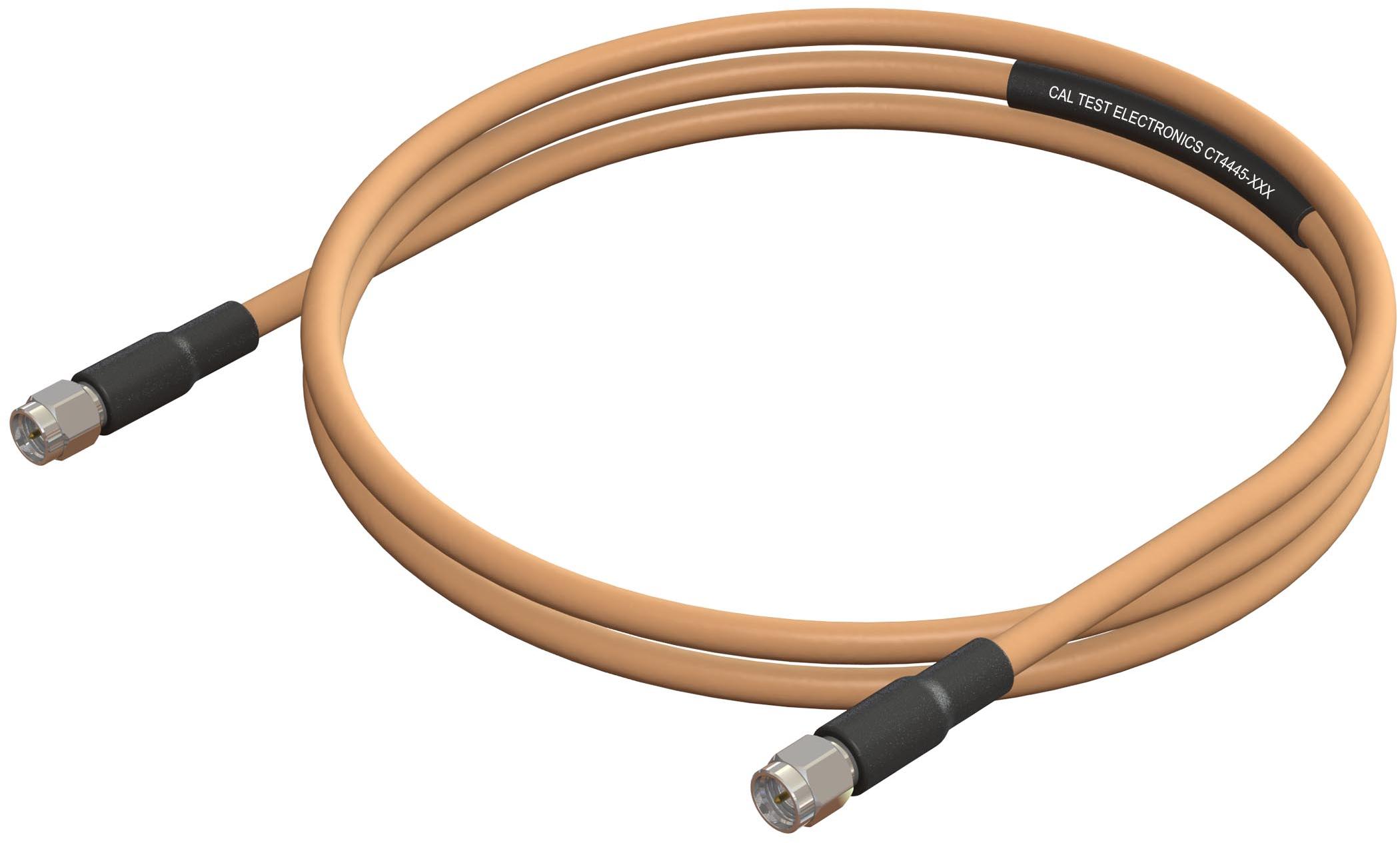 Cal Test Electronics-CT4445-100 Kabelbaugruppen Koaxial Cable Assembly Coaxial 1m SMA to SMA M-M