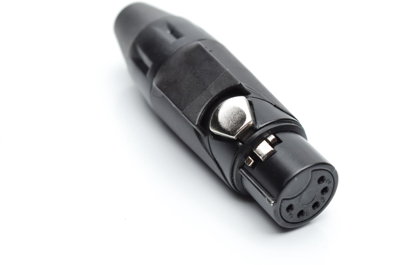 Amphenol-AX5FB0M 音频及视频连接器 Conn XLR Connector F 5 POS Solder Cup ST Cable Mount 5 Terminal 1 Port Box