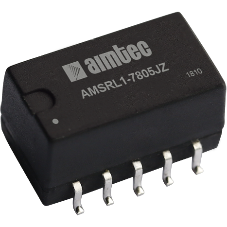 Aimtec-AMSRL1-7812JZTR Convertitore da DC a DC e modulo di regolazione della commutazione Module DC-DC 1-OUT 12V 1A 12W 8-Pin SMD Module T/R