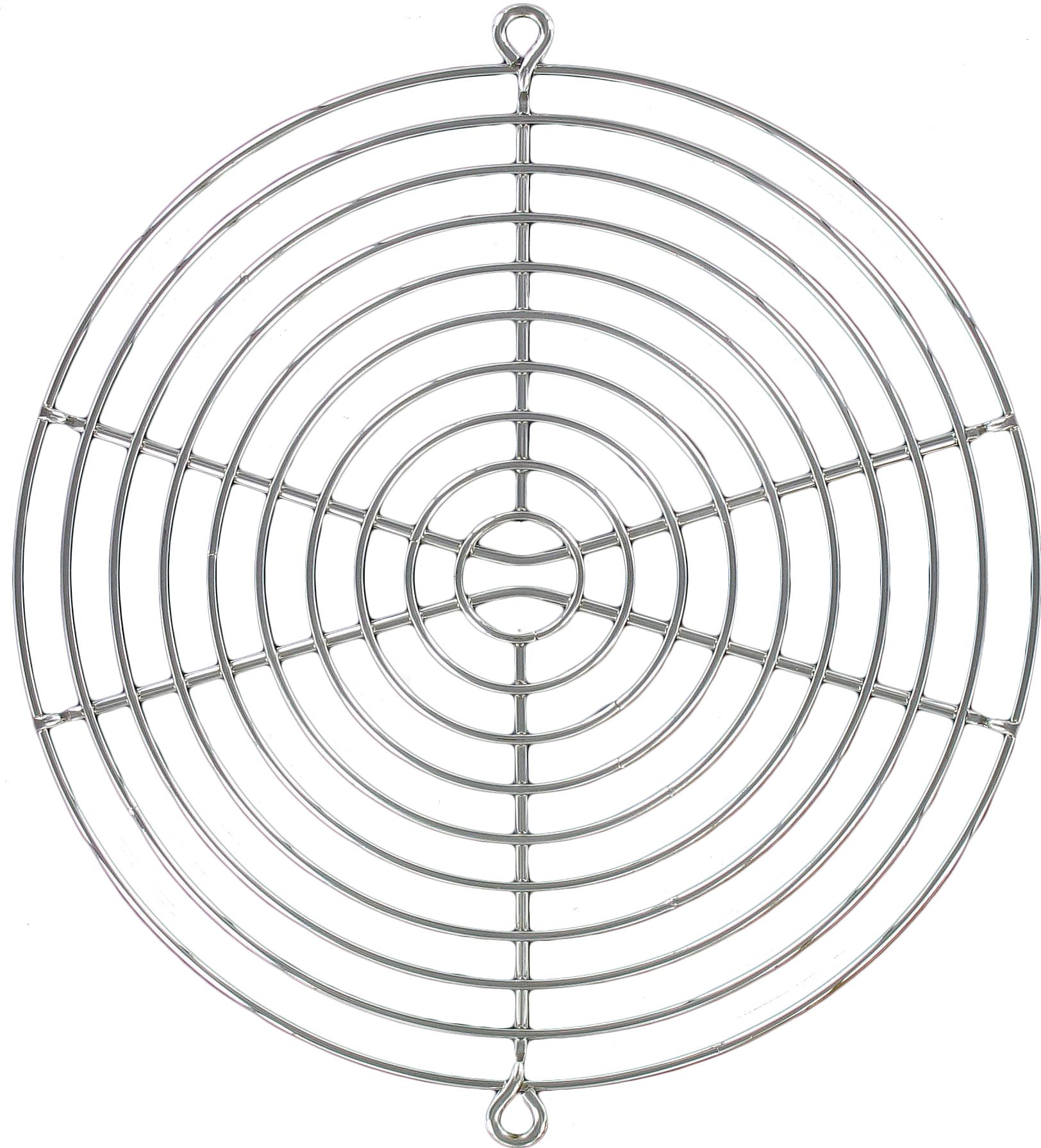 Qualtek Electronics-08126 Wärmemanagement-Zubehör Thrml Mgmt Access Fan Guard 150mm Steel Bulk