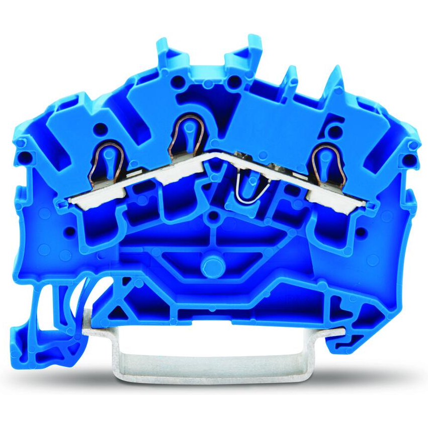 WAGO-2002-6304 Bloques terminales del conector Conn Terminal Block 3 POS Spring Clamp DIN Rail 24A Box
