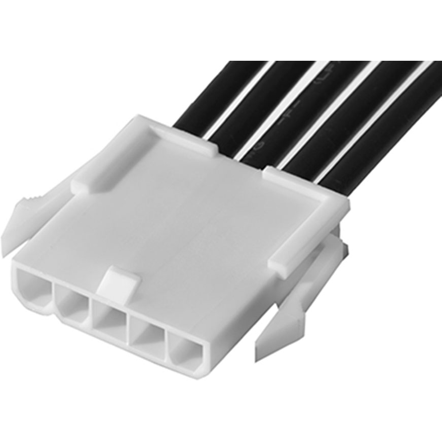 Molex-2153231052 Cable Assembly Other Cable Assembly UL 1015 0.3m 16AWG Wire to Board 5 POS M Crimp Bag