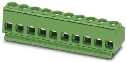 PHOENIX CONTACT-1755826 Steckverbinder, Klemmenblöcke Conn Terminal Block F 11 POS 5mm Screw RA Cable Mount 10A
