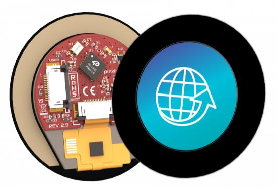 4D Systems-PIXXILCD-13P2-CTP-CLB Contrôleurs à écran tactile Capacitive Touch Screen 3-Wire/4-Wire Foam