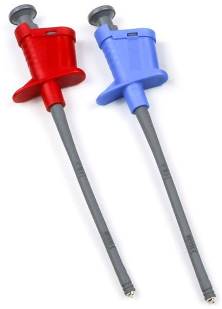 Teledyne LeCroy-PK30X-1 Apparecchiature per il test elettronico dei connettori Banana Hook Clips, (1 red and 1 blue)