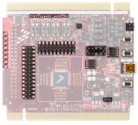 NXP Semiconductors-TWR-KV11Z75M Eingebettete Systementwicklungsboards und -kits MKV11Z128VLH7 Microcontroller Development Board 10MHz/75MHz CPU 16KB RAM 128KB Flash