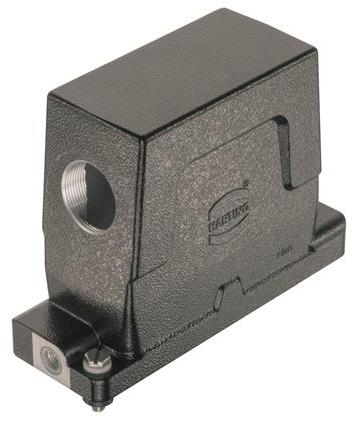 HARTING Technology Group-19400160553 Backshells Hood 90° 16HPR Shell Size Powder Aluminum Die Cast