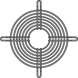 SANYO DENKI-109-019C Accessori per la gestione termica Thrml Mgmt Access Finger Guard 120mm