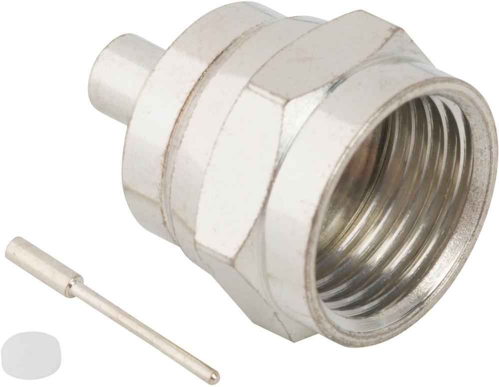 Amphenol RF-222115 射频连接器 Conn Type F 0Hz to 2GHz 50Ohm Solder ST Cable Mount PL Bright Tin