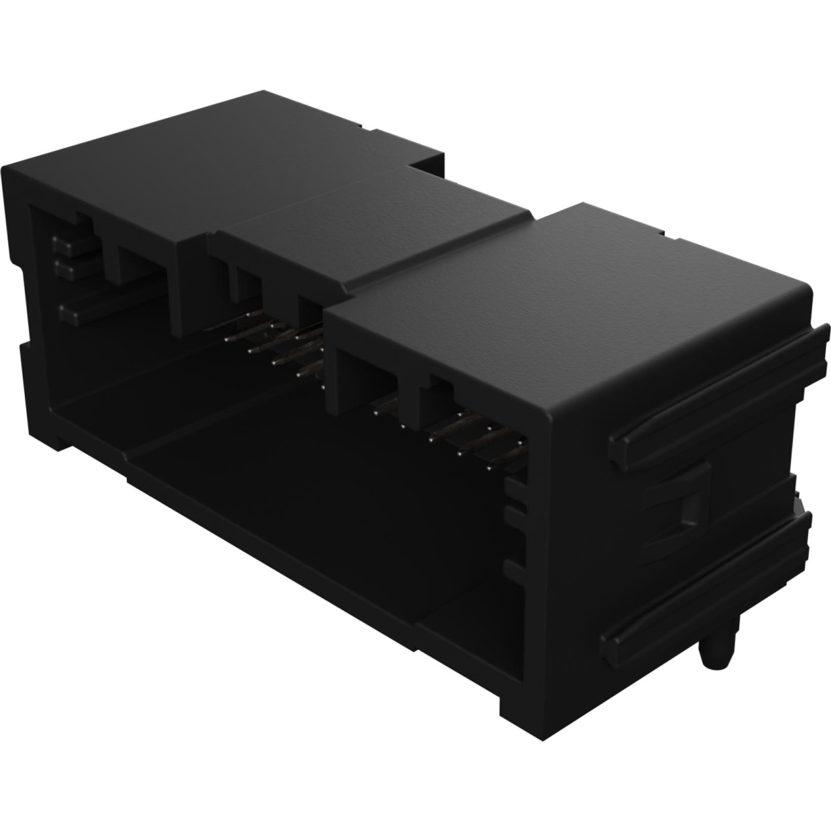 Molex-0349610343 Steckverbinderleisten und Leiterplattenbuchsen Conn Shrouded Header (4 Sides) HDR 34 POS 2mm Solder RA Thru-Hole Tray