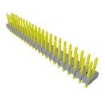 Conn Unshrouded Header HDR 44 POS 2.54mm Solder ST Top Entry Thru-Hole Bulk