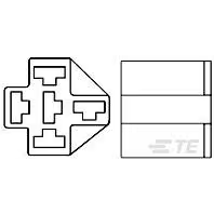 TE Connectivity-VCF4-1001 Relaissockel Relay Sockets Plug In Socket