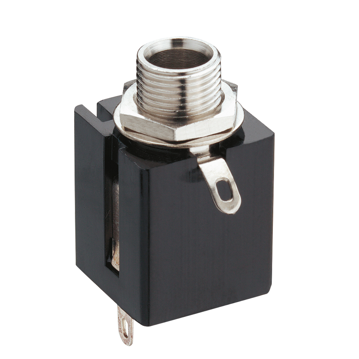 Lumberg-KLBP 3 Steckverbinder für Audio und Video Conn 6.35MM Stereo Jack F 3 POS Solder Lug ST Panel Mount 3 Terminal 1 Port Bulk