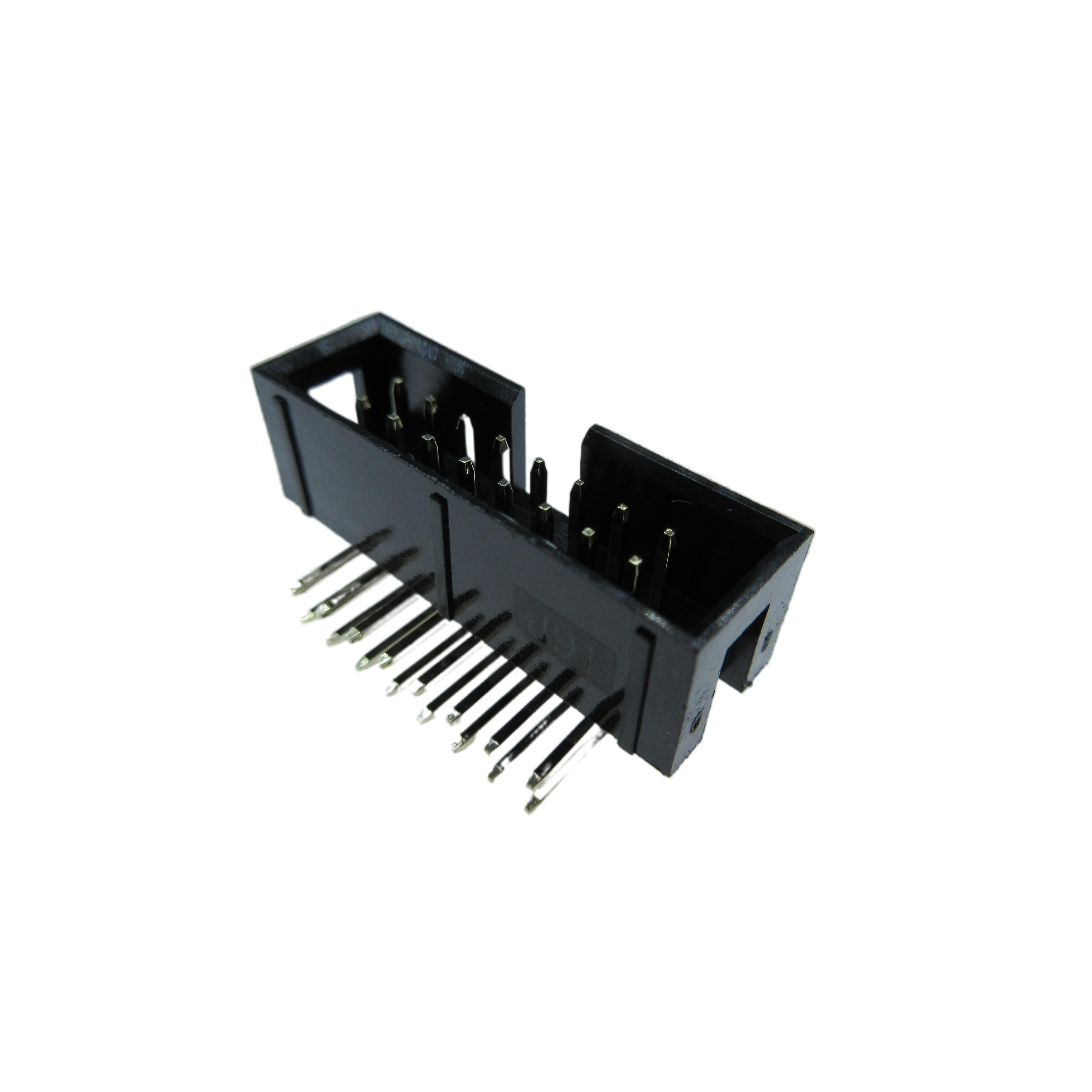 ADAM TECH-BHR-16-HUA Steckverbinderleisten und Leiterplattenbuchsen Conn Shrouded Header (4 Sides) HDR 16 POS 2.54mm Solder RA Side Entry Thru-Hole