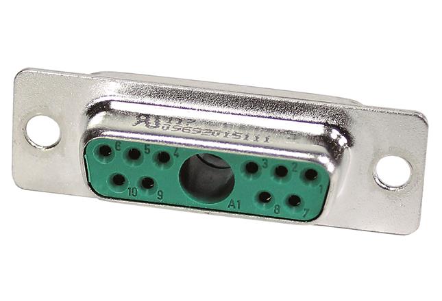 HARTING-09692015111 Raccordement D ultra-miniaturisé Conn D-Sub F 10Signal/1Cavity POS Solder Cup ST Panel Mount 10 Terminal 1 Port