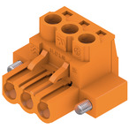 Weidmuller-1944100000 Steckverbinder, Klemmenblöcke Conn Plug-in Terminal Block F 3 POS 5.08mm Screw RA Cable Mount 15A Box