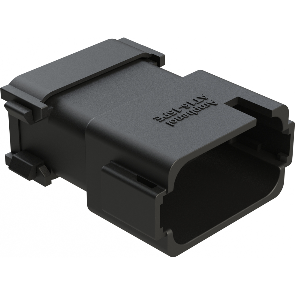Amphenol-AT16-15PE-K003 Einzeladersteckverbinder, Gehäuse Conn Housing M 15 POS Crimp ST Cable Mount Black Box