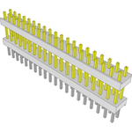 Conn Board Stacker HDR 40 POS 2.54mm Solder ST Top Entry Thru-Hole Bulk