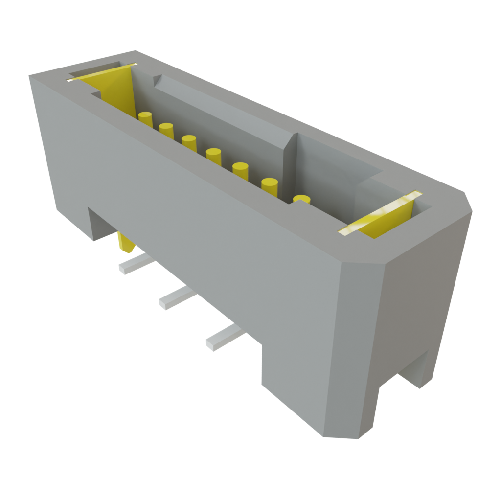 Samtec-TFM-107-02-S-S-WT Connector Headers and PCB Receptacles Conn Shrouded Header (4 Sides) HDR 7 POS 1.27mm Solder ST Top Entry SMD TIGER EYE™ Tube